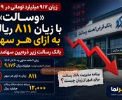 زیان ۹۱۷ میلیارد تومانی «وسالت» در ۹ ماه؛ بانک رسالت زیر ذره‌بین سهامداران