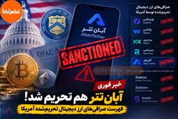 آبان‌تتر هم تحریم شد؛ فهرست صرافی‌های ارز دیجیتال تحریم‌شده توسط آمریکا