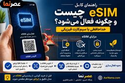 eSIM چیست و چگونه فعال می‌شود؟ راهنمای کامل سیم‌کارت الکترونیکی