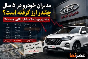 مدیران خودرو در ۵ سال چقدر ارز گرفته است؟ | ماجرای پرونده ۶ میلیارد دلاری چیست؟