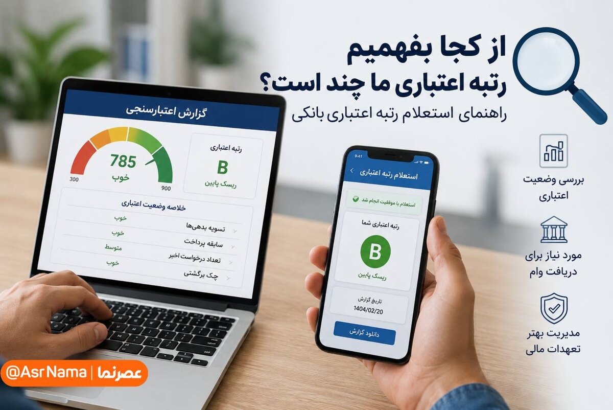 از کجا بفهمیم رتبه اعتباری ما چند است؟ راهنمای استعلام رتبه اعتباری بانکی
