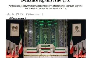 غافلگیری در مصلی؛ پخش نذری توسط چهره مشهور آمریکایی! + فیلم