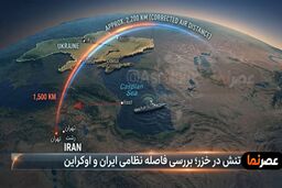 فاصله ایران تا اوکراین چقدر است؟ + نگاهی به مسیرها و ابعاد جغرافیایی در پی تنش اخیر در خزر