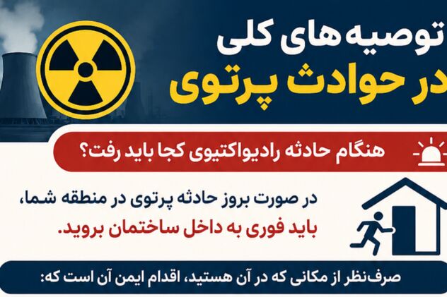 توصیه‌های ایمنی در حوادث پرتوی؛ هنگام حادثه رادیواکتیوی کجا باید رفت؟