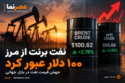 نفت برنت ۱۰۰ دلاری شد؛ جهش قیمت نفت در بازار جهانی