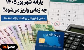 یارانه شهریور ۱۴۰۵ چه زمانی واریز می‌شود؟ جدول زمان‌بندی پرداخت یارانه دهک‌ها