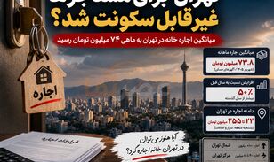 تهران برای مستأجرها غیرقابل‌سکونت شد؟ / میانگین اجاره آگهی‌های مسکن به ماهی ۷۴ میلیون تومان رسید