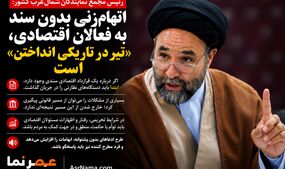 رئیس مجمع نمایندگان شمال‌غرب کشور: اتهام‌زنی بدون سند به فعالان اقتصادی، «تیر در تاریکی انداختن» است!