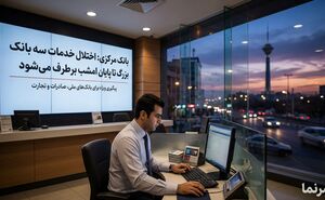دومینوی اختلال در شبکه بانکی؛ سرگردانی مردم در پی قطعی‌های طولانی «ملی، صادرات و تجارت»