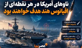 پیام تازه تهران به واشنگتن؛ ناوهای آمریکا در سراسر اقیانوس هند در تیررس ایران؟